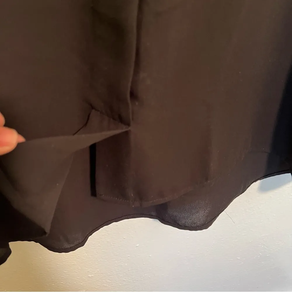 Jones & Co Jones New York Sleeveless Crepe Blouse Black L - Image 8