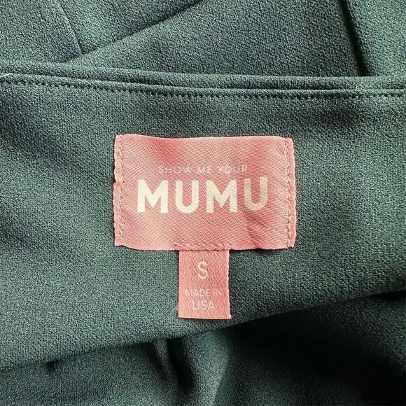 Show Me‎ Your MuMu Women's Paris Gown S Emerald Stretch Green Formal Dress - Image 7