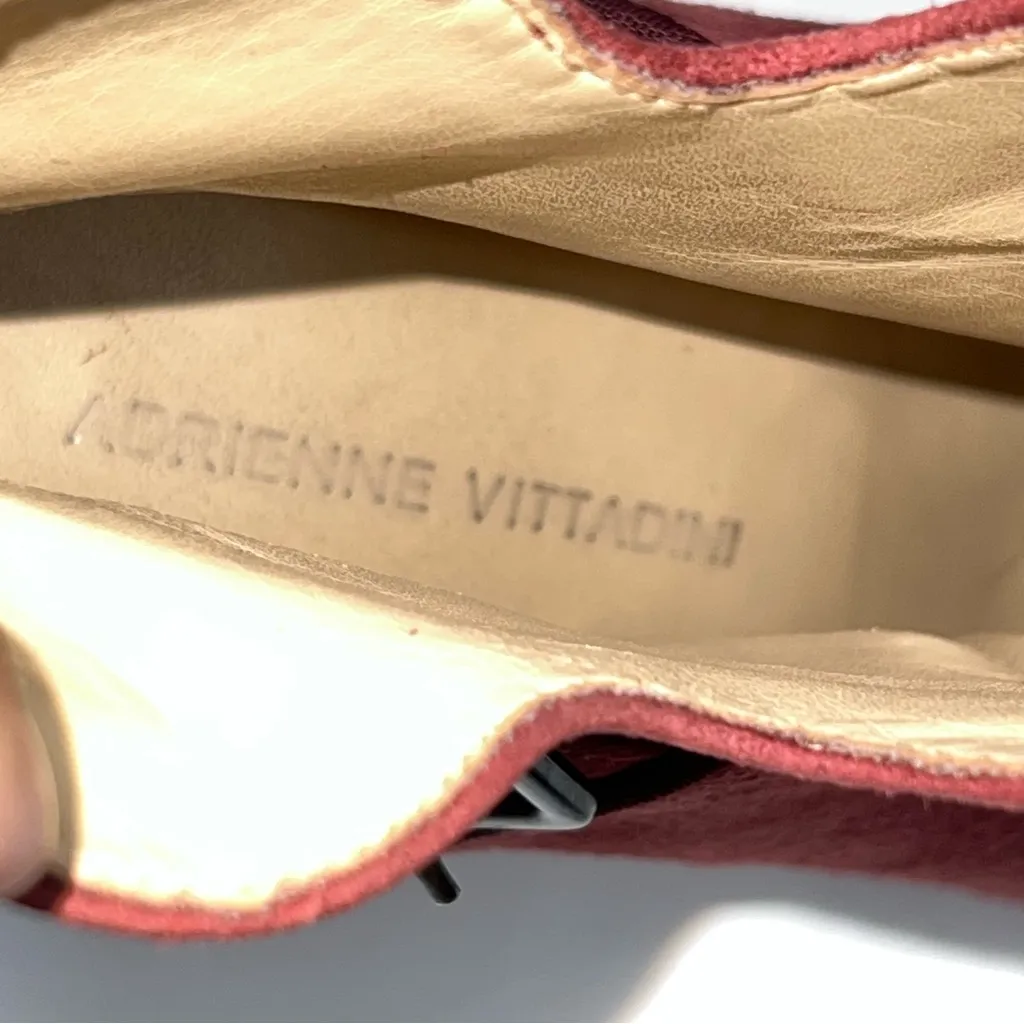 Adrienne Vittadini Red Ankle Boots - Image 10