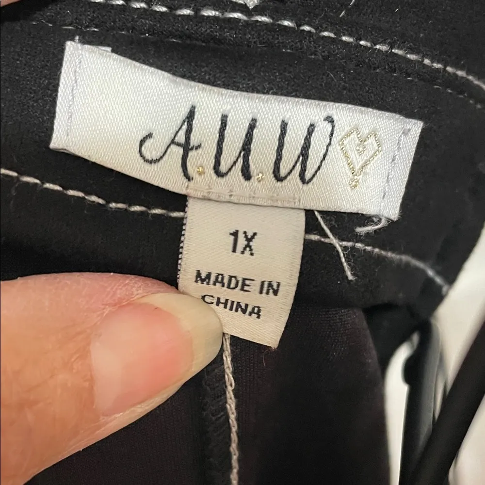 AUW ☃️☃️☃️BOGOHO ☃️☃️☃️Black Overall Dress-1X - Image 9