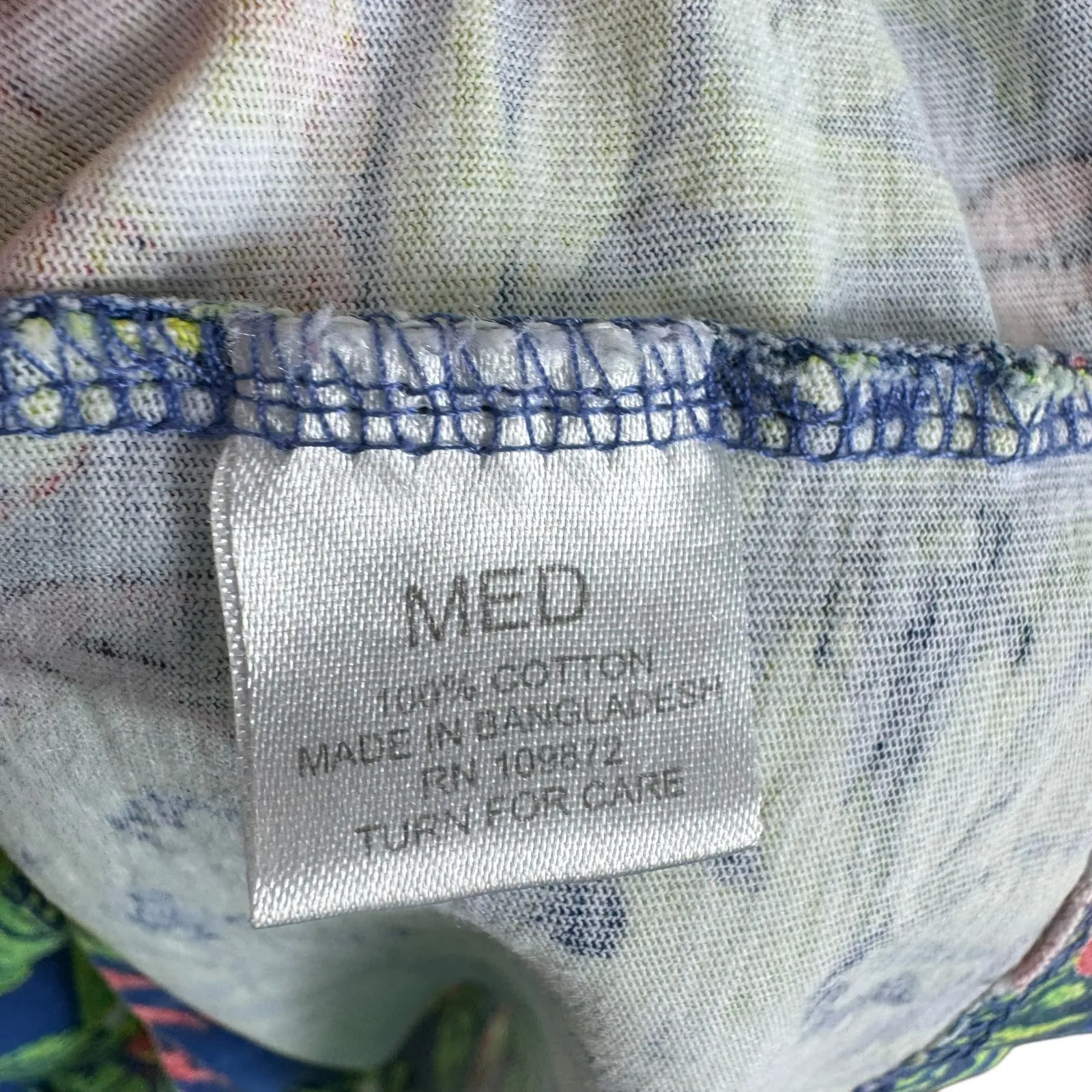 Cozee Corner 100% Cotton Colorful Hawaiian Print Short Sleeve T - Image 5