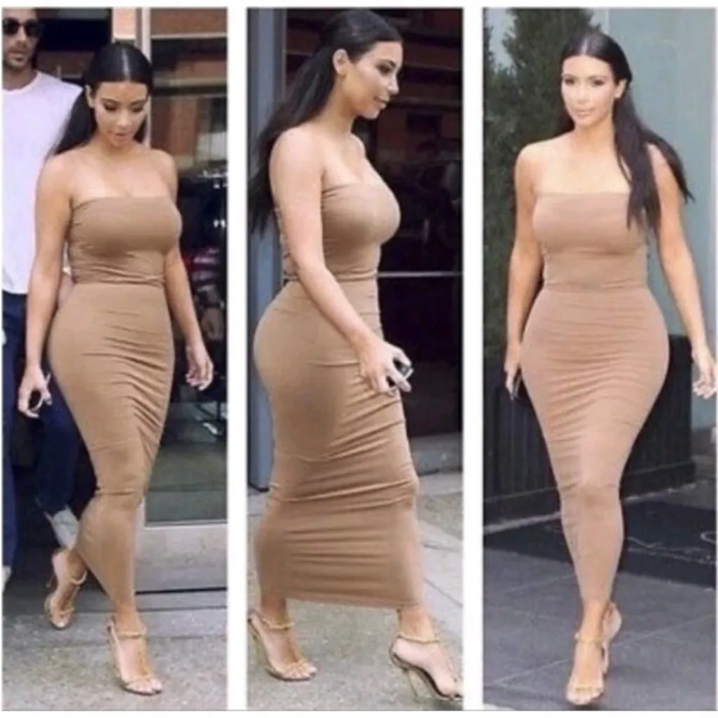 Wolford Fatal Dress in Cranberry Red Strapless Maxi Size XS - Image 10