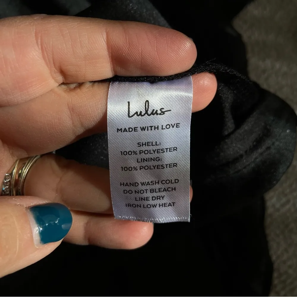 NWOT Lulus Tier and Now Black Tie - Image 12
