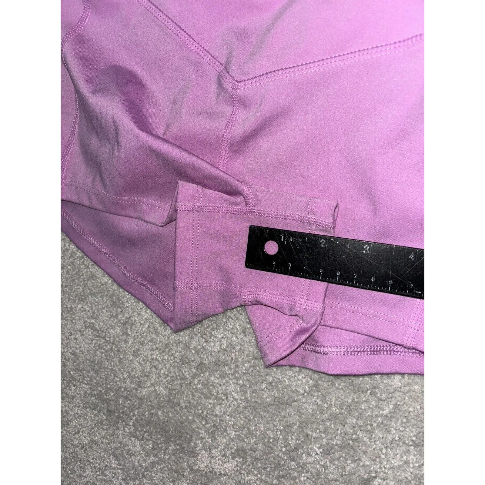 free people movement shorts small‎ side cutouts Purple EUC - Image 5