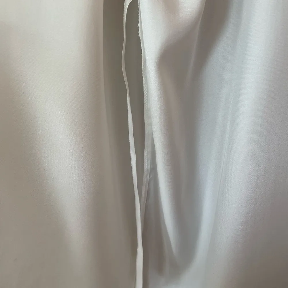 Medium “ BRIDE” Gold letter Robe with belt White - Image 3