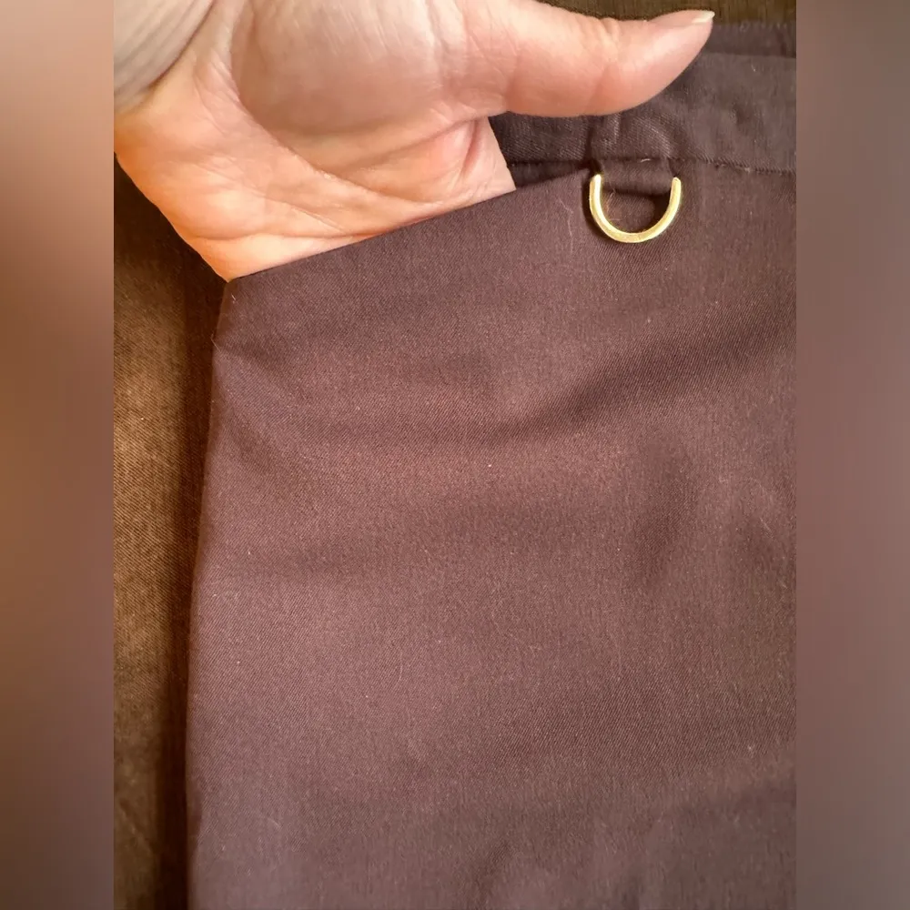 Jones New York Signature NWT Burgundy/Brown Stretch Sz 8 Dress Pants. - Image 4