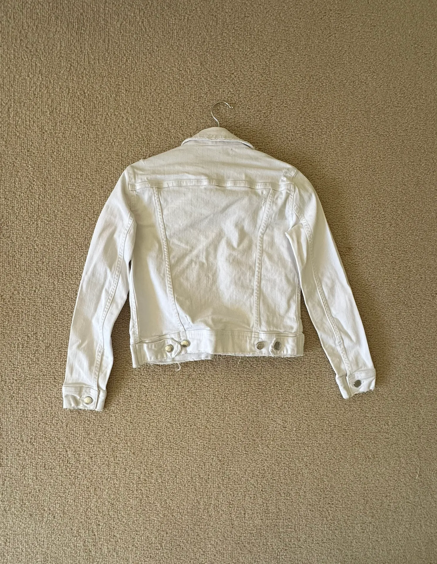 White Denim Jacket - Image 3
