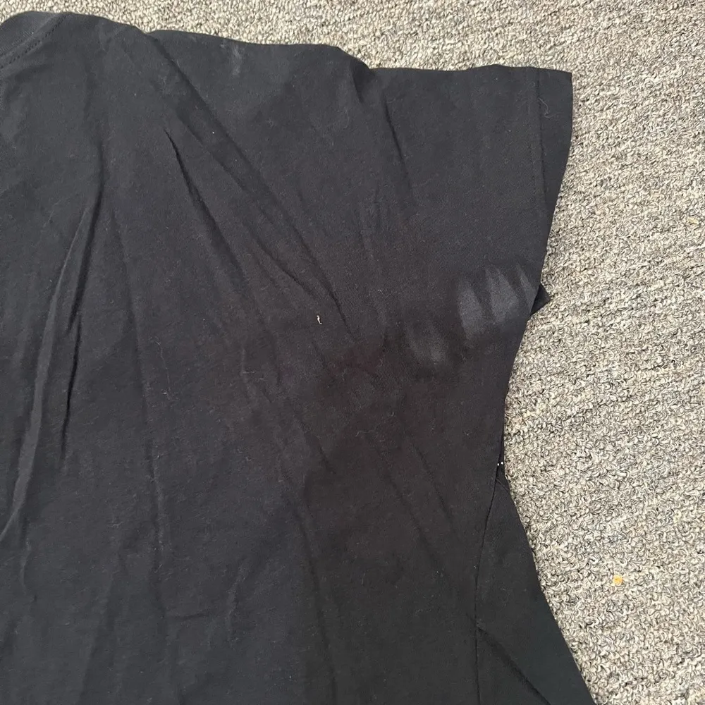 Adidas Black Logo Short Sleeve Oversized T-Shirt Size XS - Image 3