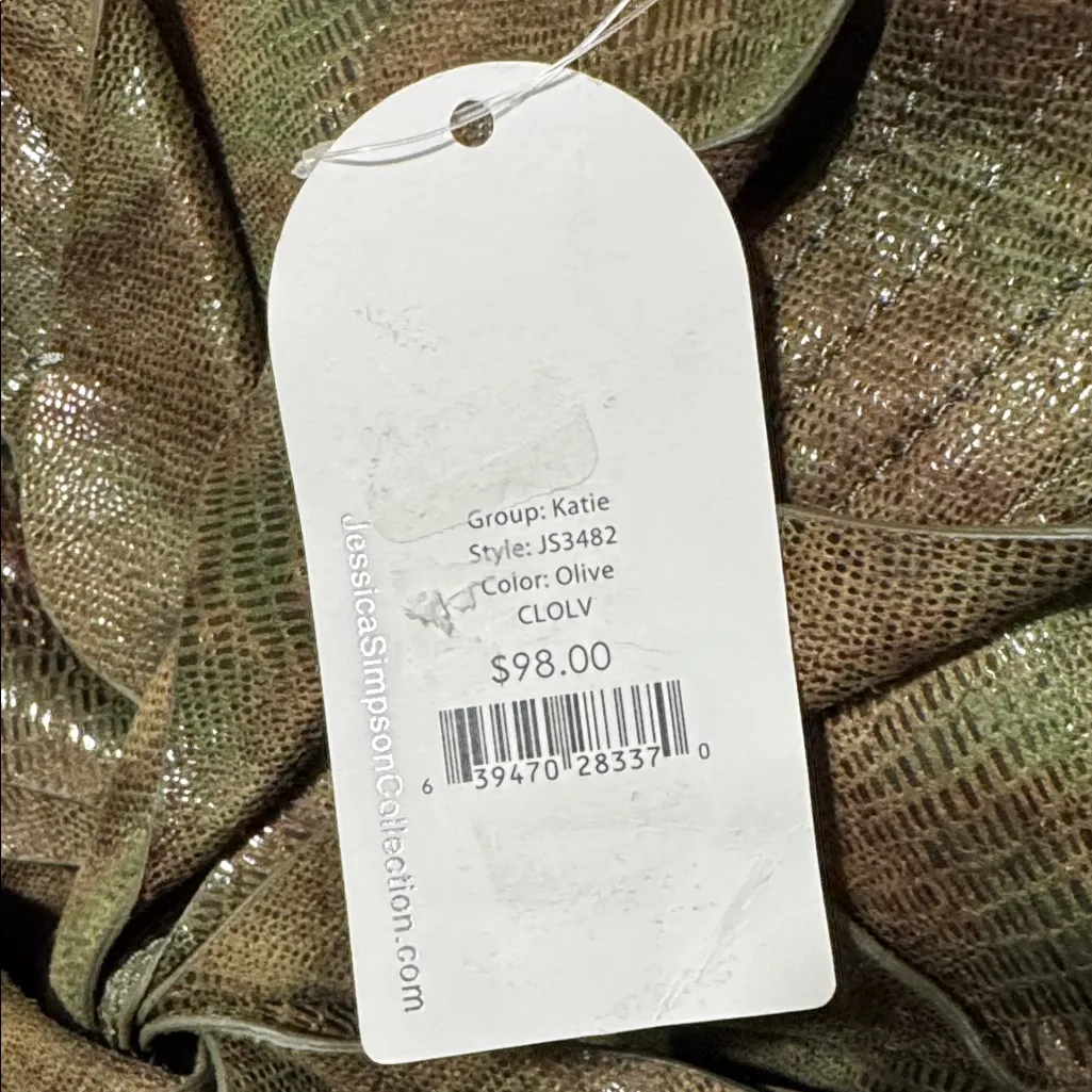 NWT Jessica Simpson KATIE Olive Green Shoulder Bag - Image 2