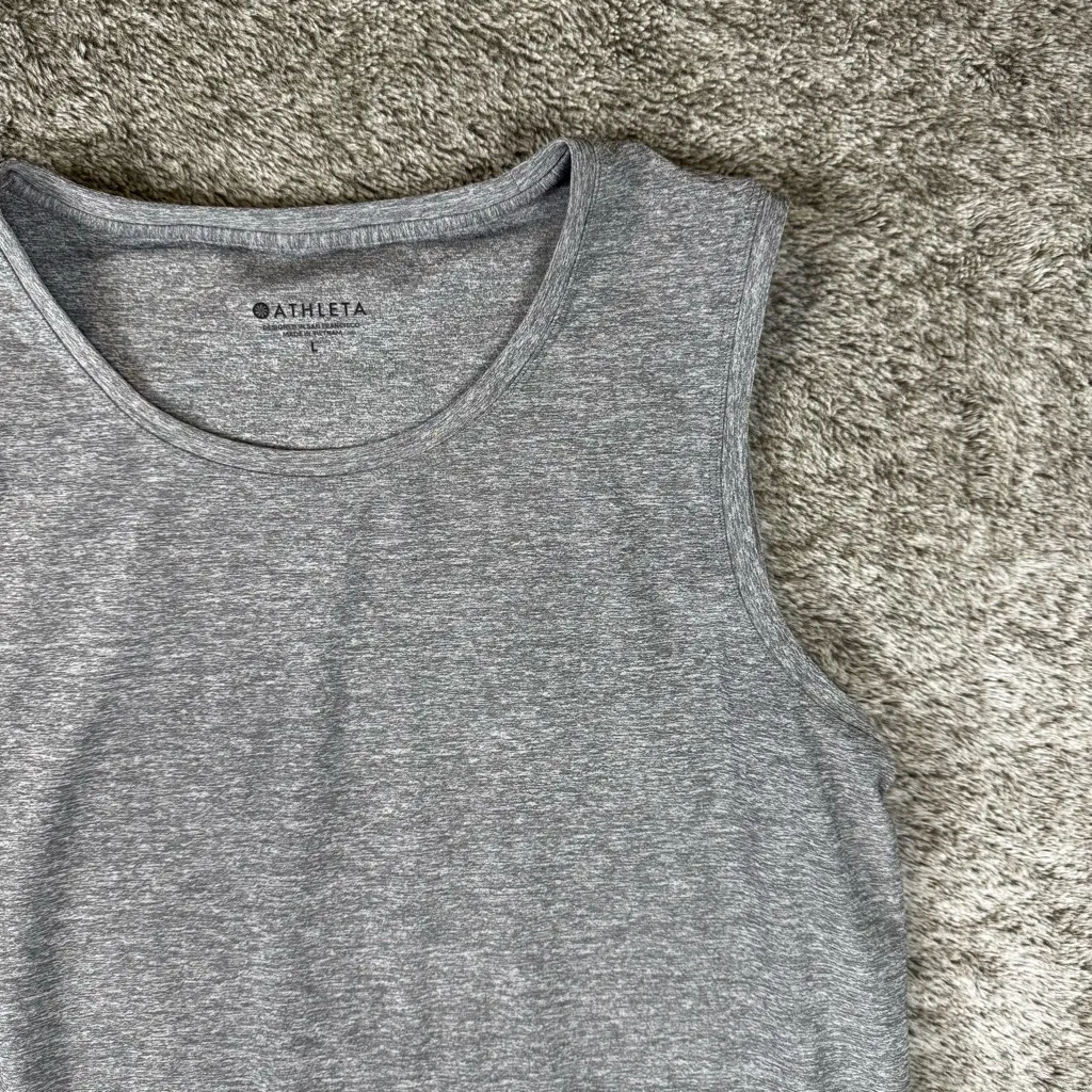 Athleta Cadence Tank Women’s L Gray - Image 3