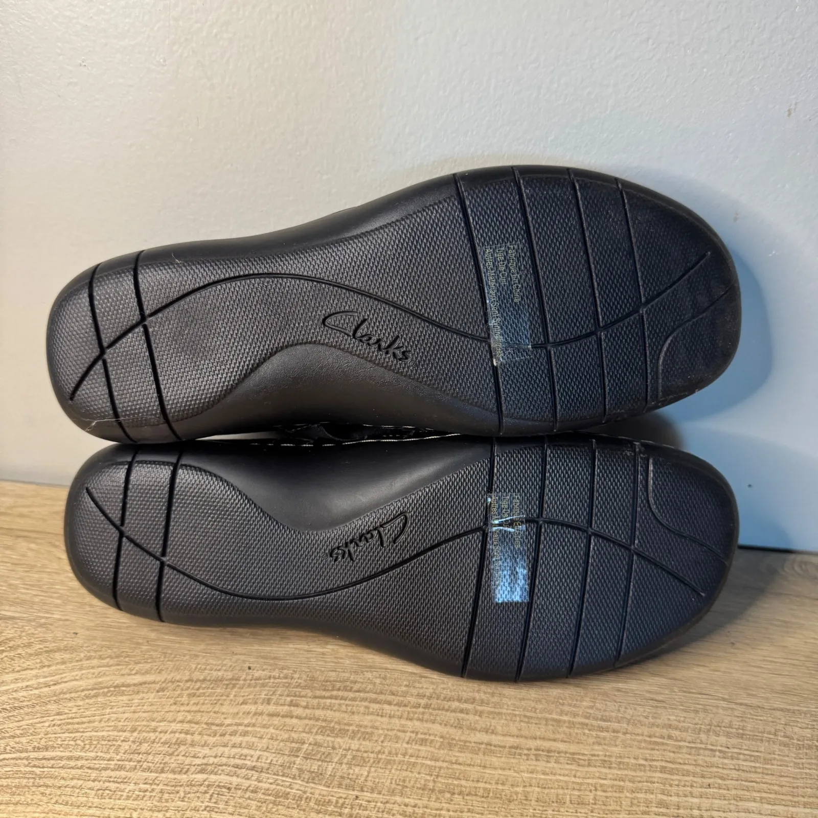 Clarks Bendables 7.5W Black Leather Mary Jane Loafer Comfort Core Academia - Image 7