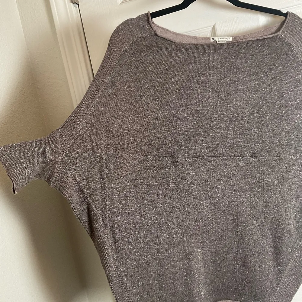 Cashmere Women's Sweater shimmery browns I M/L Brown Size undefined - Image 5