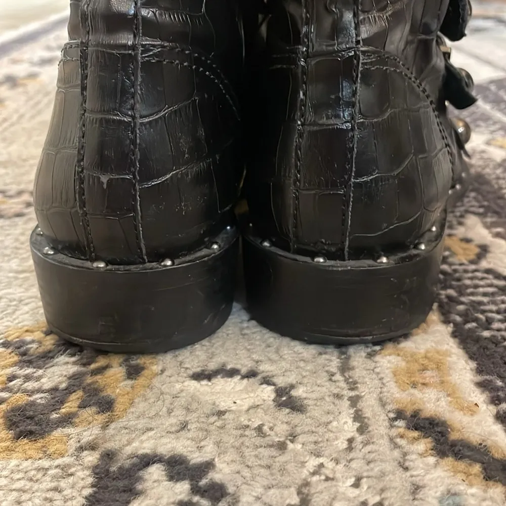 EUC Schutz Studded Leather Booties 8 🥰 - Image 3