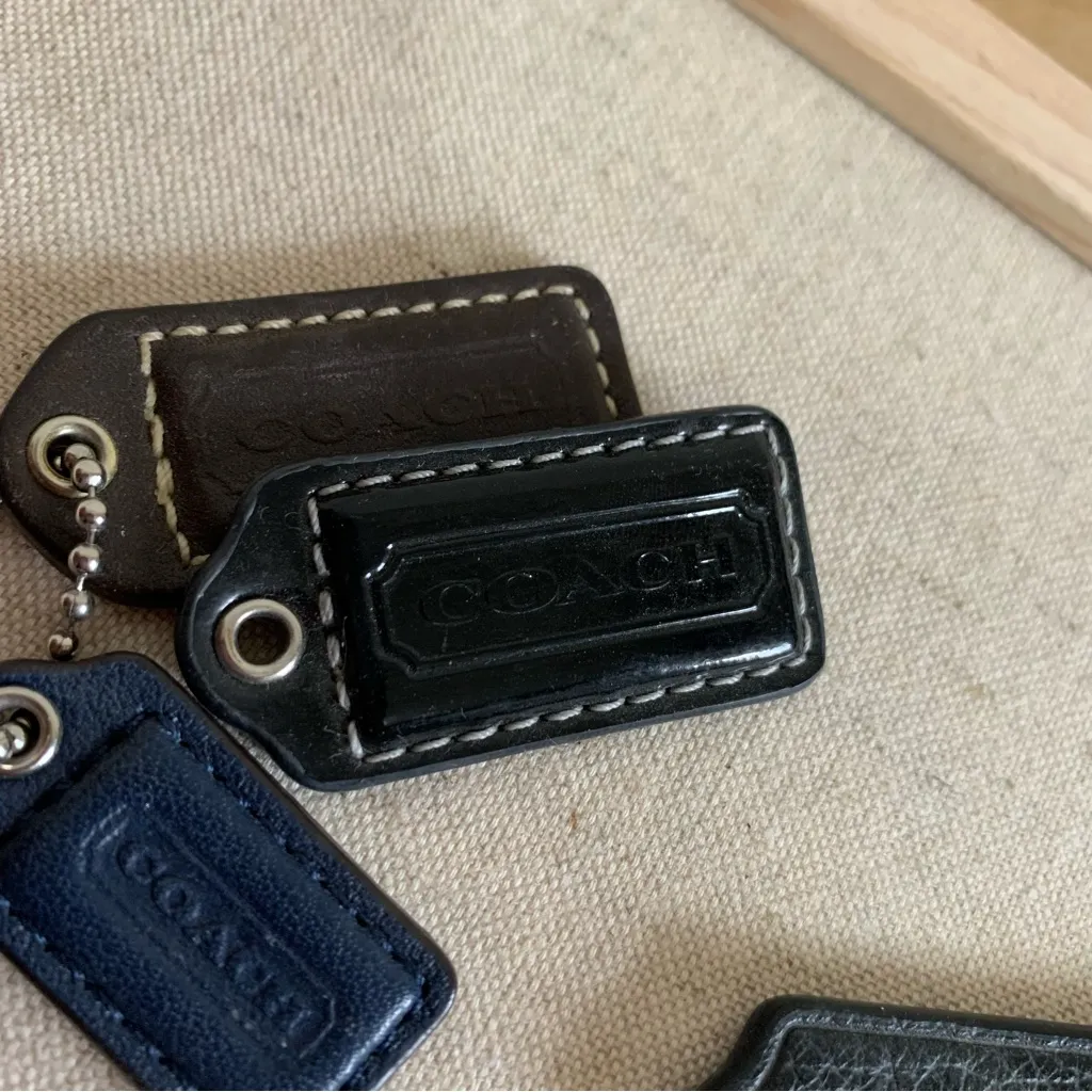 coach Vintage leather dog tags - Image 3