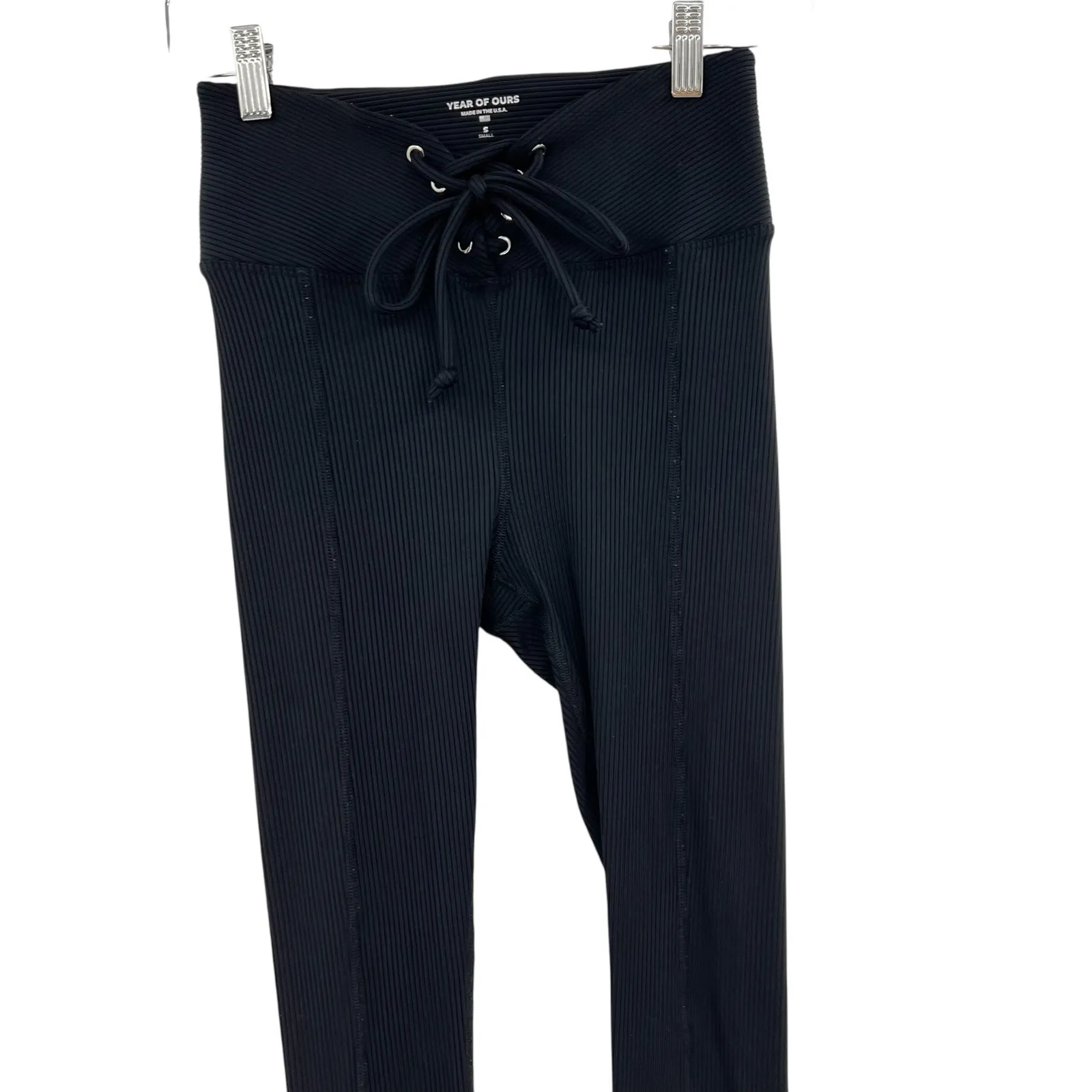 Year of Ours Ribbed Football‎ Leggings Lace - Image 5