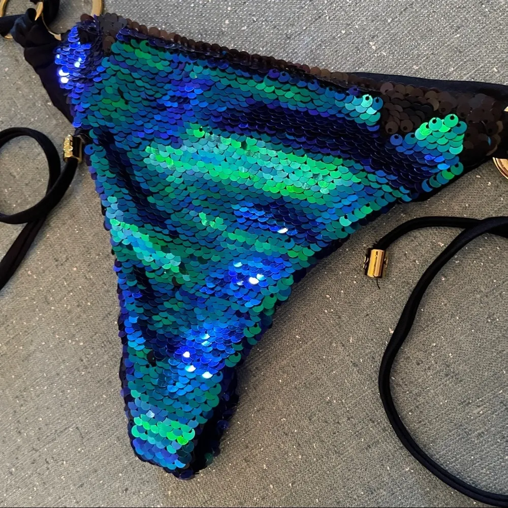 Beach Bunny Siren Song Sequin Bikini Bottom - Image 30