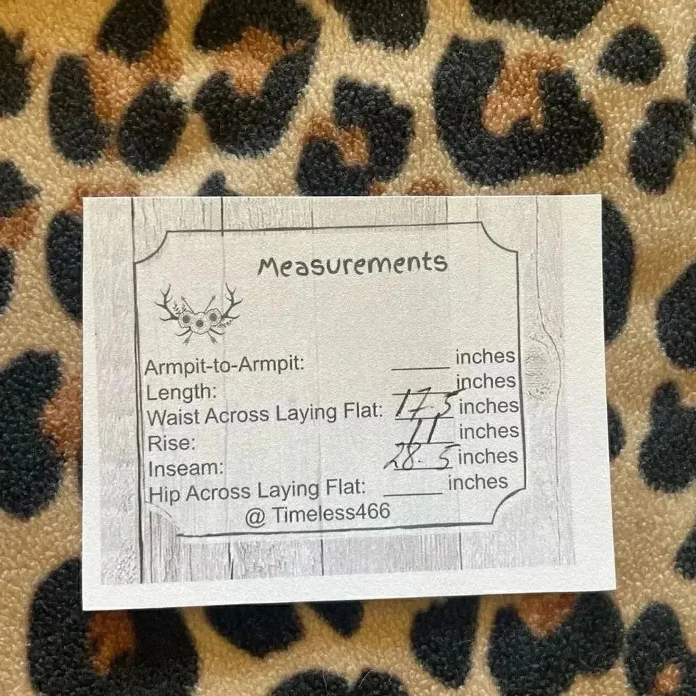 PJ Couture Leopard Print Brown Black Soft Cozy Loungewear SZ XL # 1047 - Image 8