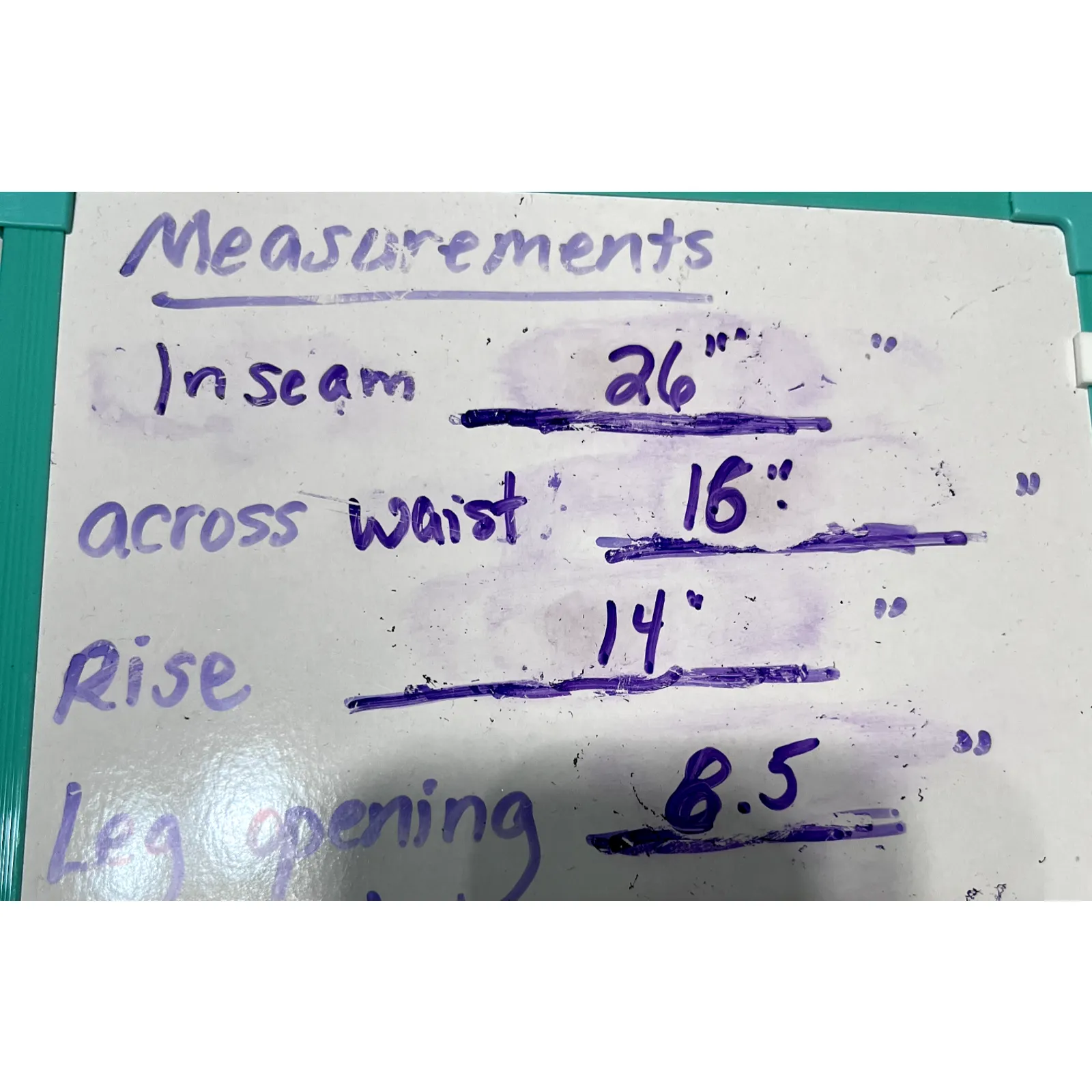 Vintage Kasper navy Blue wool pants ASL womens 14P pleated cuffed wide leg - Image 7