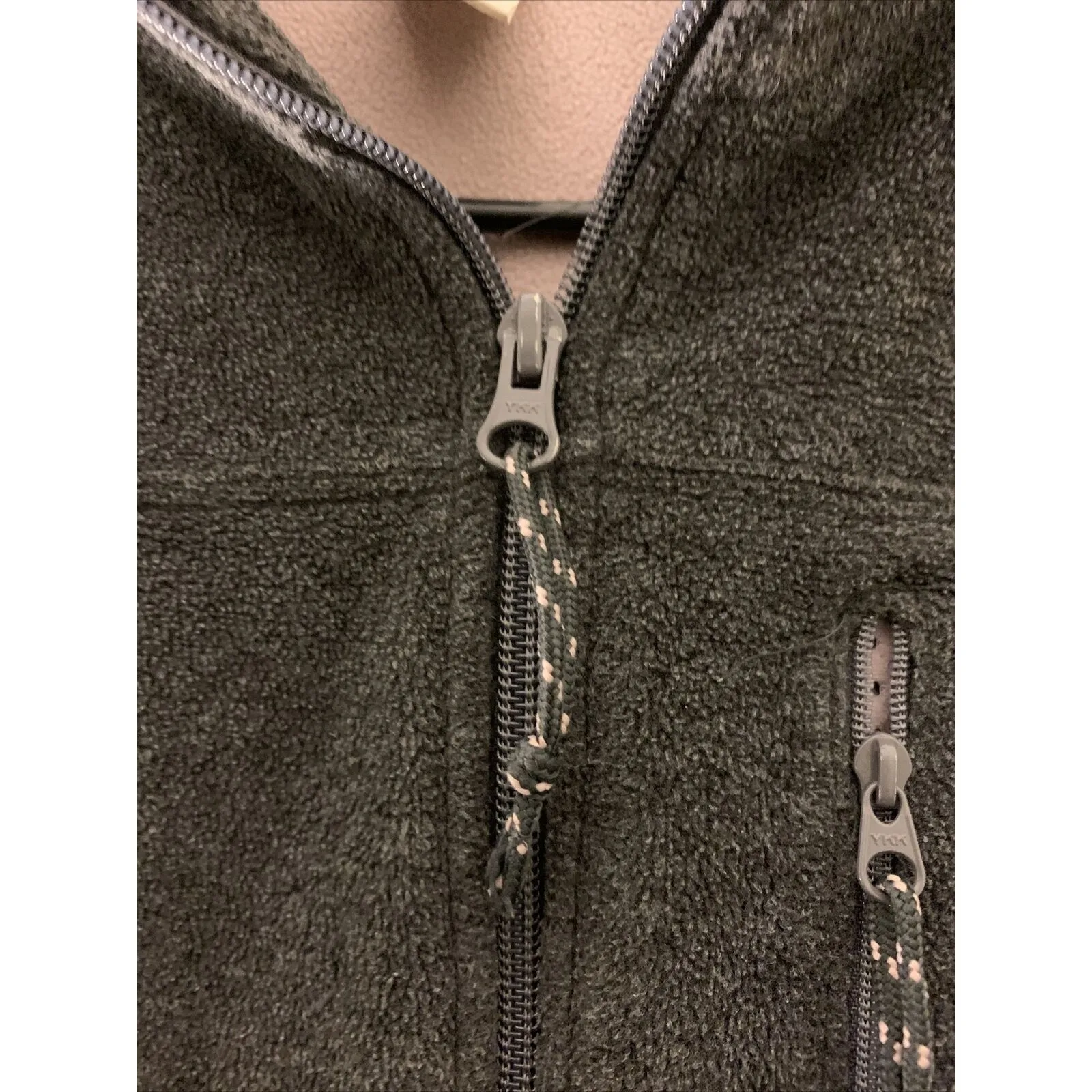 Old Navy Women’s Size Large Full Zip Fleece Jacket Gray - Image 4