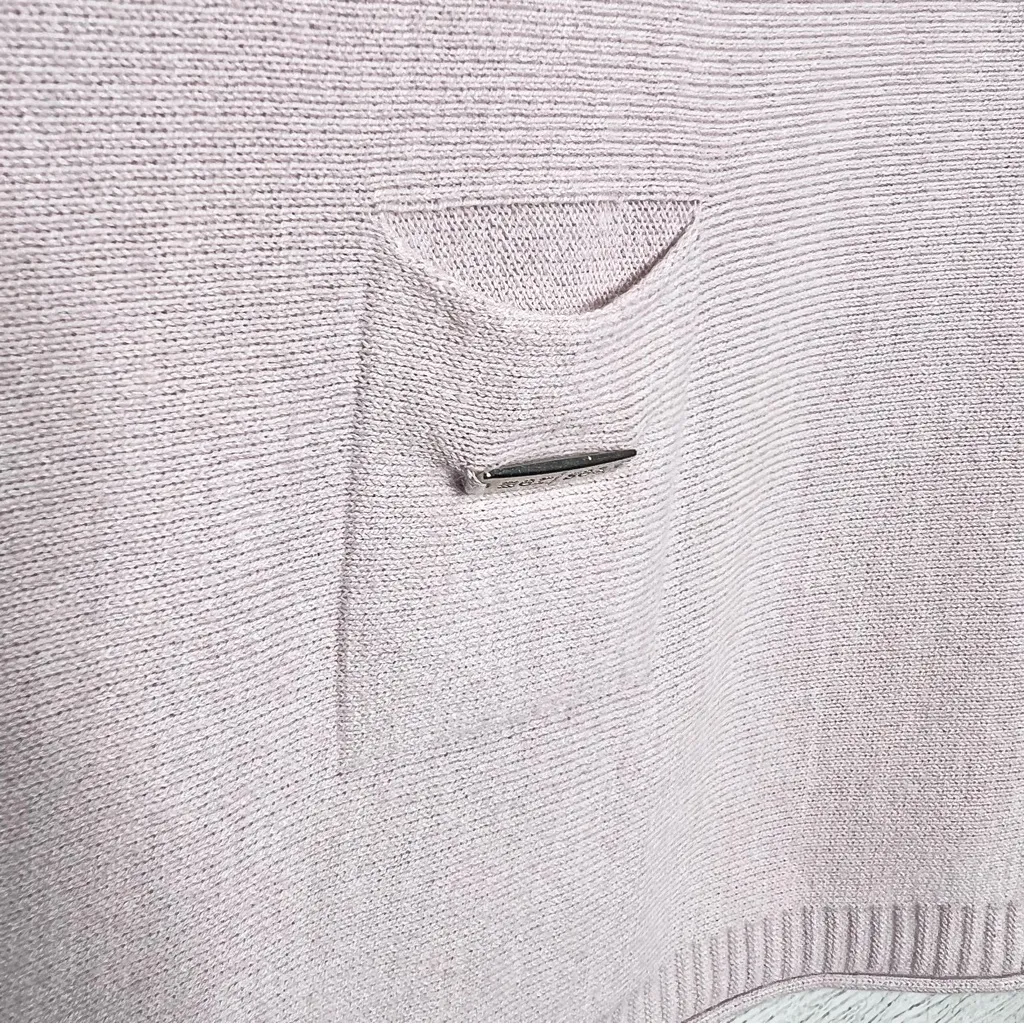 Mersea Catalina Oversized Crew Neck Sweater In Light Pink Dusty Rose One Size Size undefined - Image 7