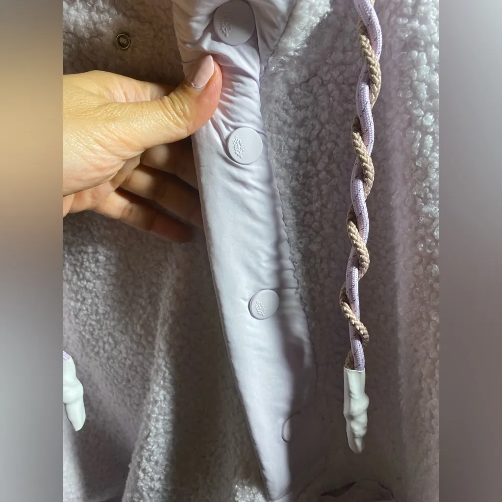 Free People FP Movement Fuzzy Was She Fleece Pullover. Purple Size M - Image 5