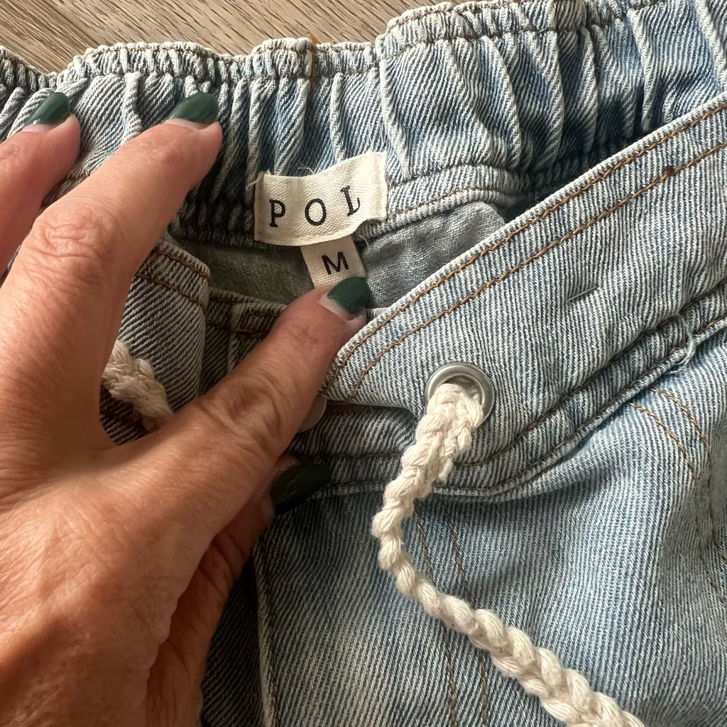 POL Light Blue Distressed Women Jeans - Image 5