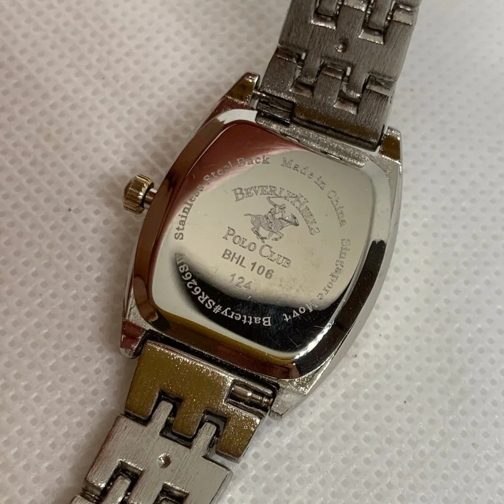 Beverly Hills Polo Club Women’s diamond watch 22mm two tone BHL108 running - Image 6