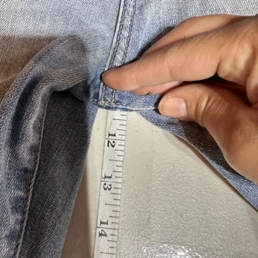 Eunina Jeans Tobi Super High‎ Rise Mom Jeans Crop Size 7 Dostressed Torn Ripped - Image 13