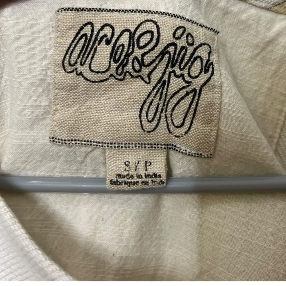 Ace & Jig Clarke Tunic Dress Women’s Size Small Solstice Stripe Cotton Mini - Image 9