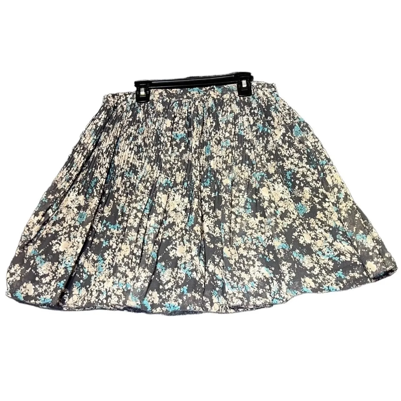 Old Navy Pleated Midi Skirt Womens Medium Multicolor Floral Boho Lined Flowy - Image 3