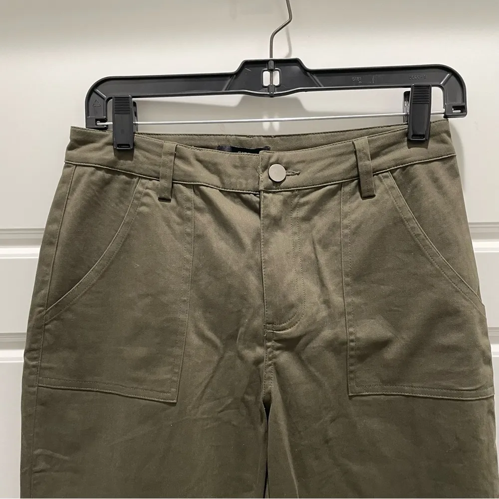 Fate Green Zippered Ankle Joggers - Image 2