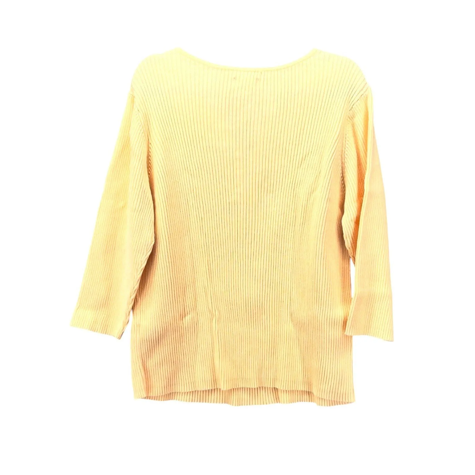 Avenue‎ Henley Sweater Yellow  22 - Image 2