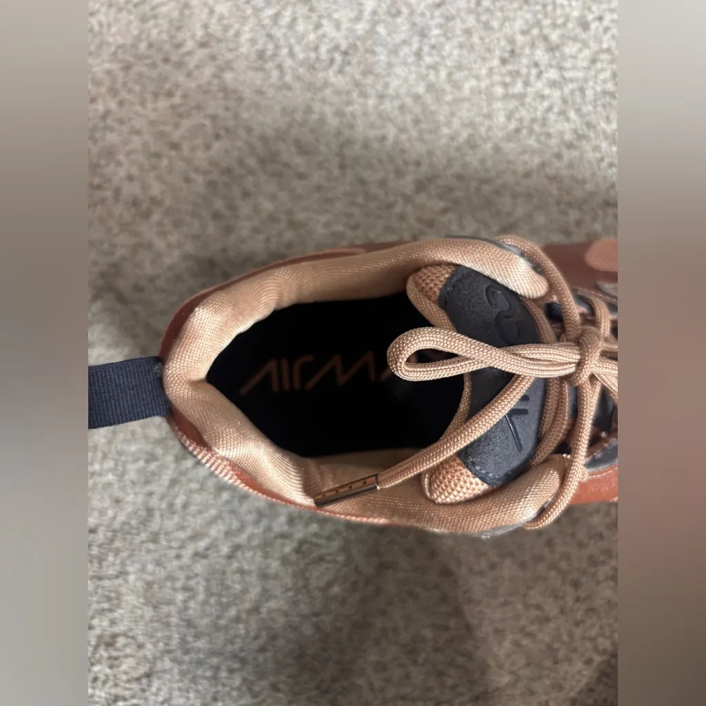 NIKE AIR MAX 200 Shoes Womens Size 6.5 Metallic red/bronze sparkle - Image 4