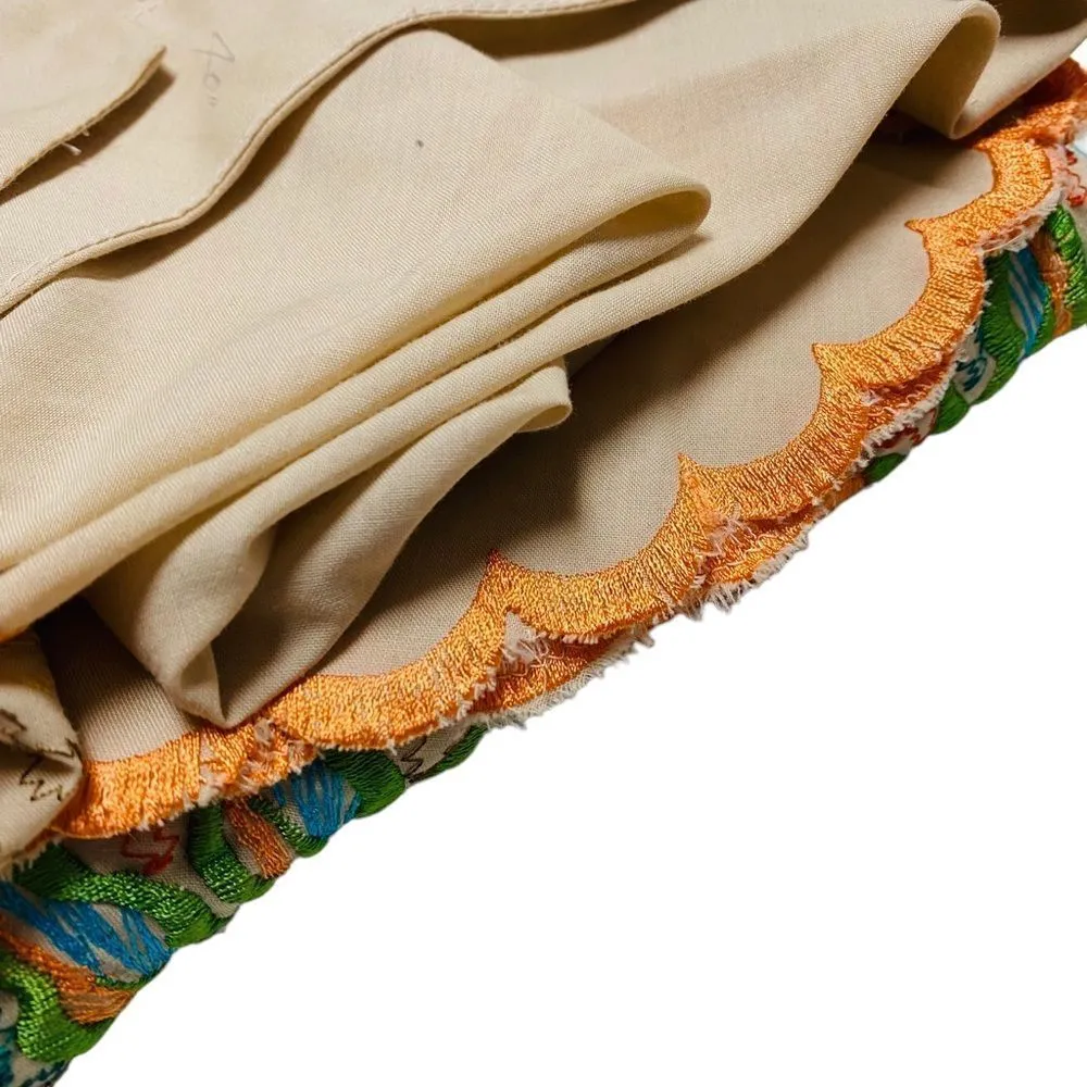 Floral Embroidery Tunic Festival Asian Mexican Hippie Boho Chic Artisan Top Size undefined - Image 15