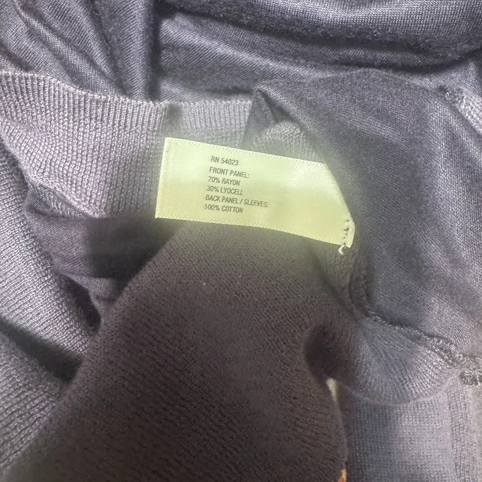 Gap Shirt Purple Cowl Drape neck Long Sleeve Women’s Top luxe knit sz XL - Image 6