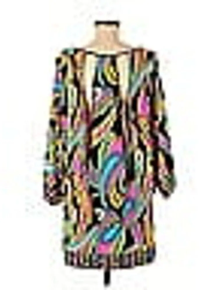 Trina Turk Revolve | M | Garden Paisley Tunic Dress Swim Cover Up Cutouts Mod - Image 3