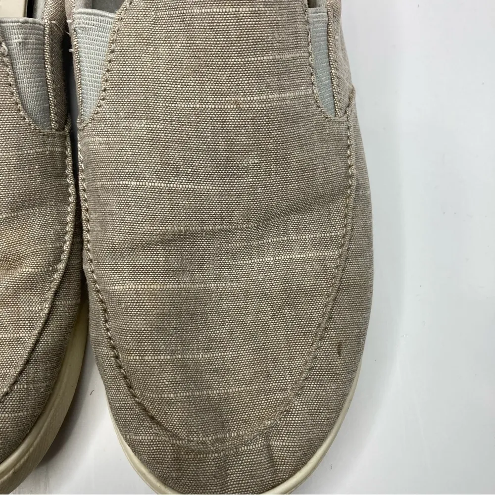 Crocs citiline tan‎ canvas slip on shoes size 8 - Image 7