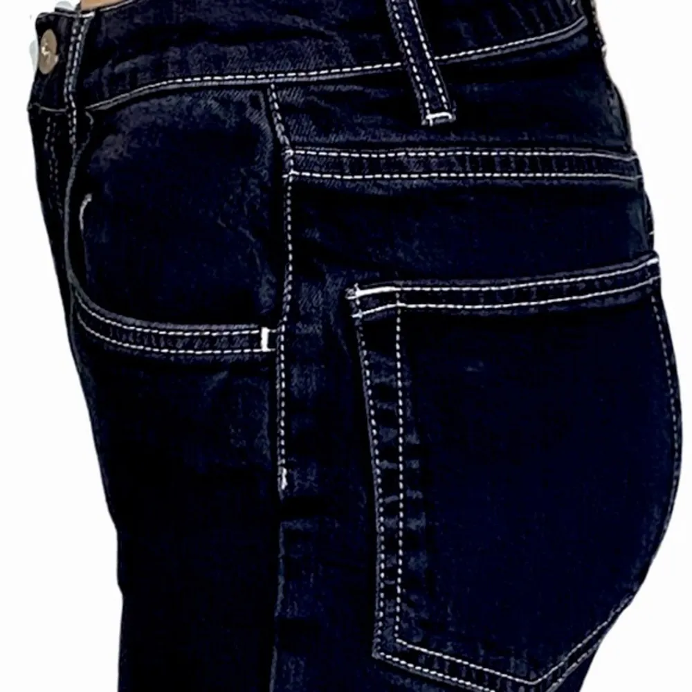 REFORMATION black wash, stretchy skinny jean w/contrast stitching. Size 26. EUC - Image 7