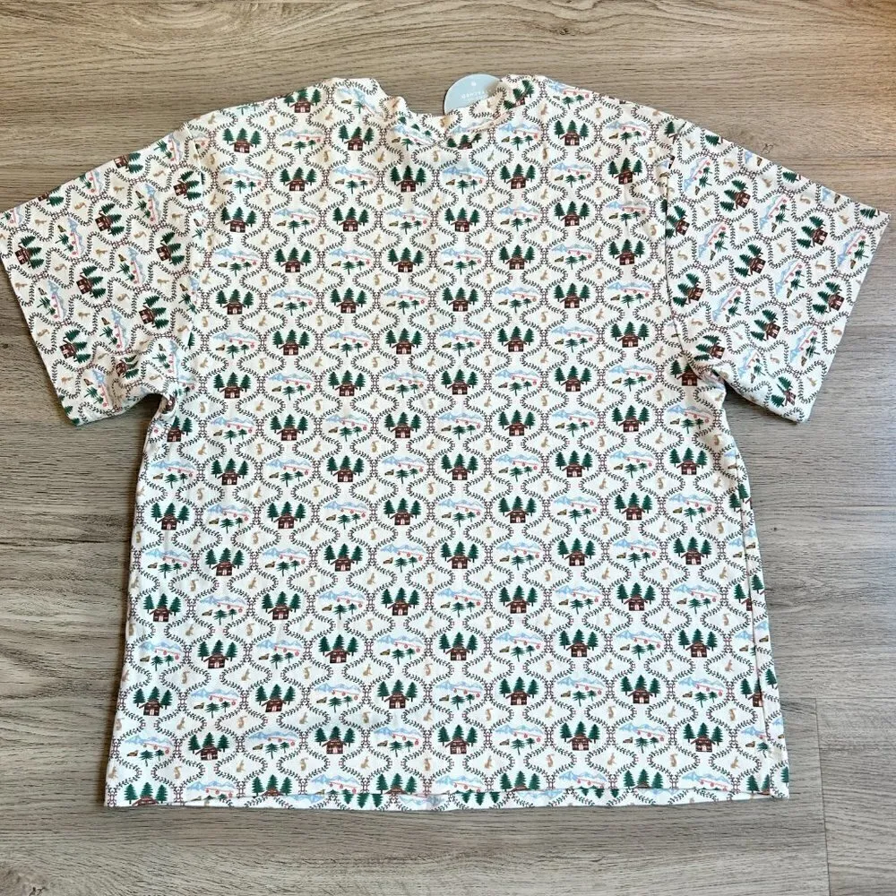 Hill House Charlotte Sleep Tee in Ski Chalet Size XS NWT - Image 6