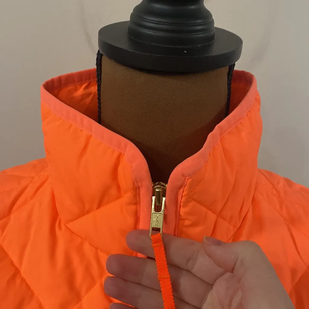 J Crew Factory Excursion down feather fill quilted puffer utility vest size XS - Image 6
