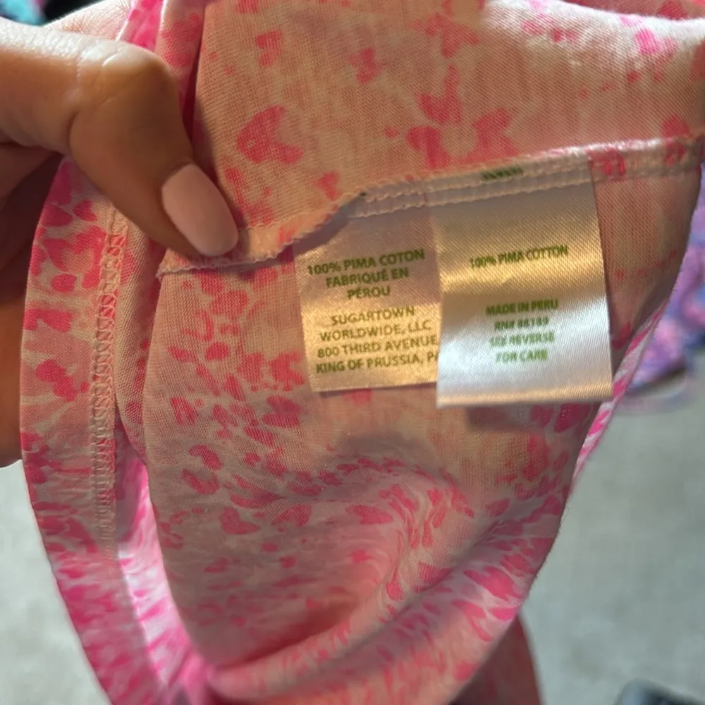 Like new! LILLY PULITZER Ziva Pink Shandy Invest a gator Top - Image 10