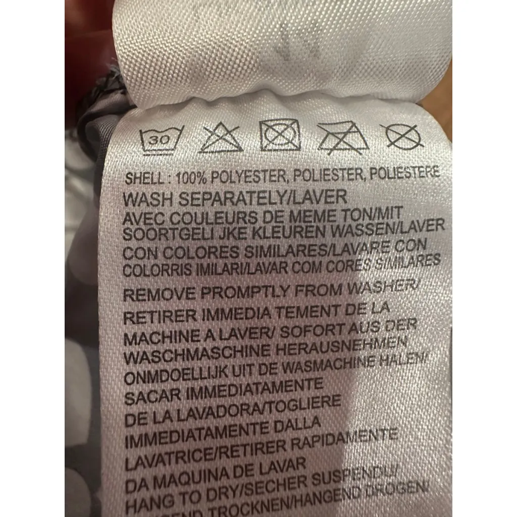 Women's Brave Soul Black & White Heart Print Rain Jacket Size 14 - Image 7