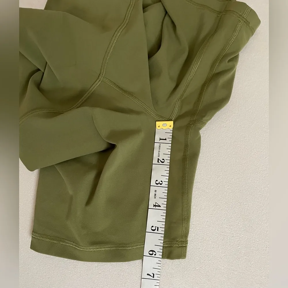 Lululemon Align High Rise Shorts 6” Bronze Green Size 2 - Image 9