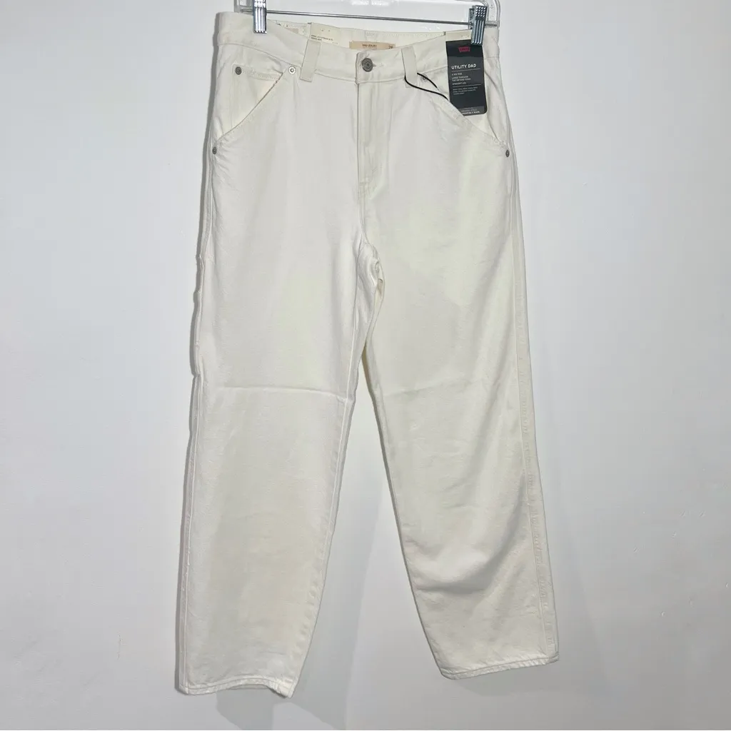 Levi's‎ Premium Dad Utility Jeans High Waist Straight Leg Size 26 - Image 2