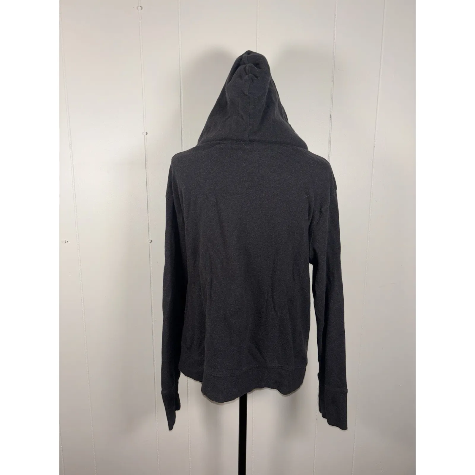 pact organic cotton gray full zip jacket large hooded - Image 3