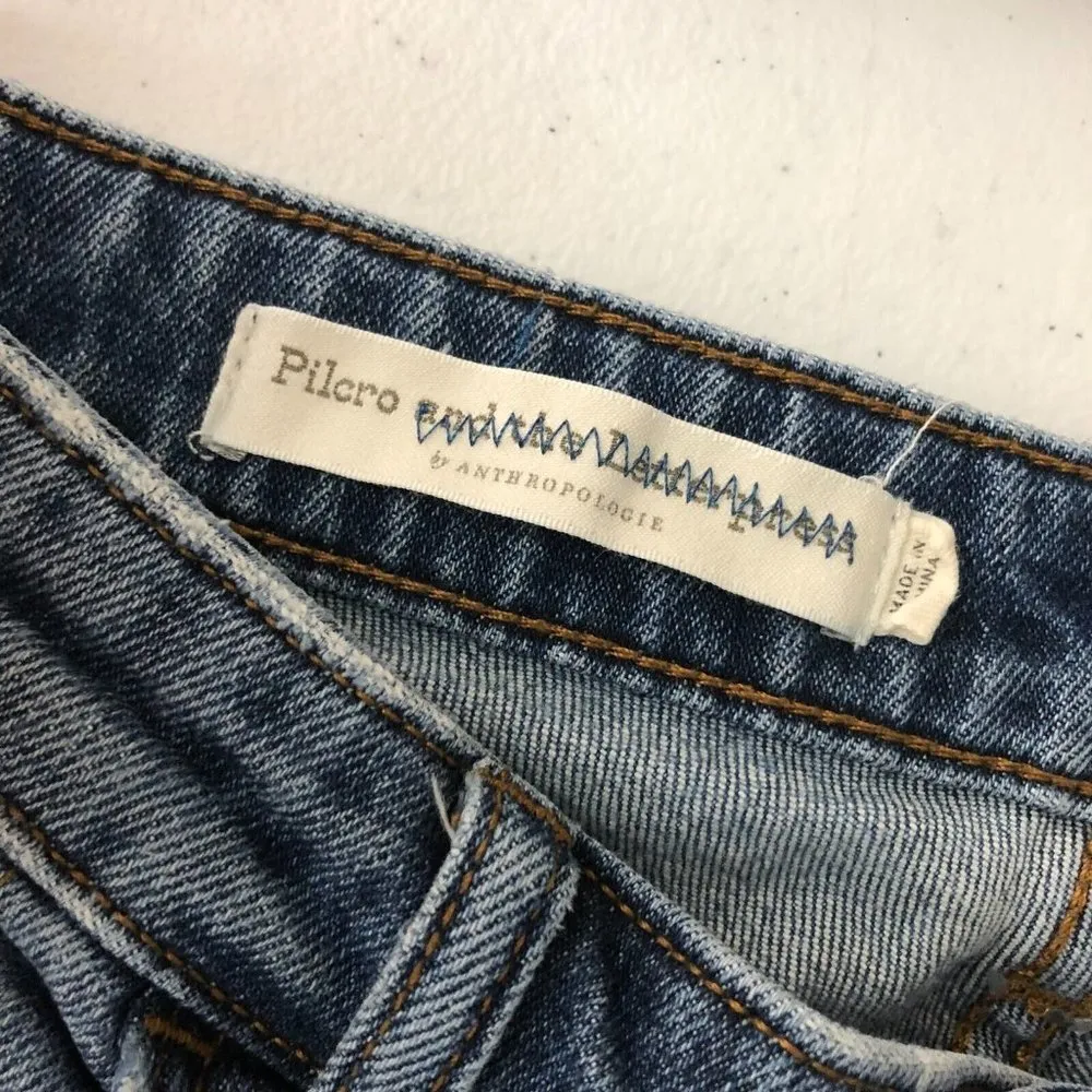 Pilcro and the Letterpress Anthropologie Jeans Ankle Crop Distressed 26 - Image 3
