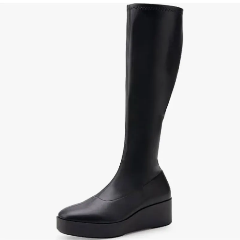 AEROSOLES Black  Knee Boots - Image 2