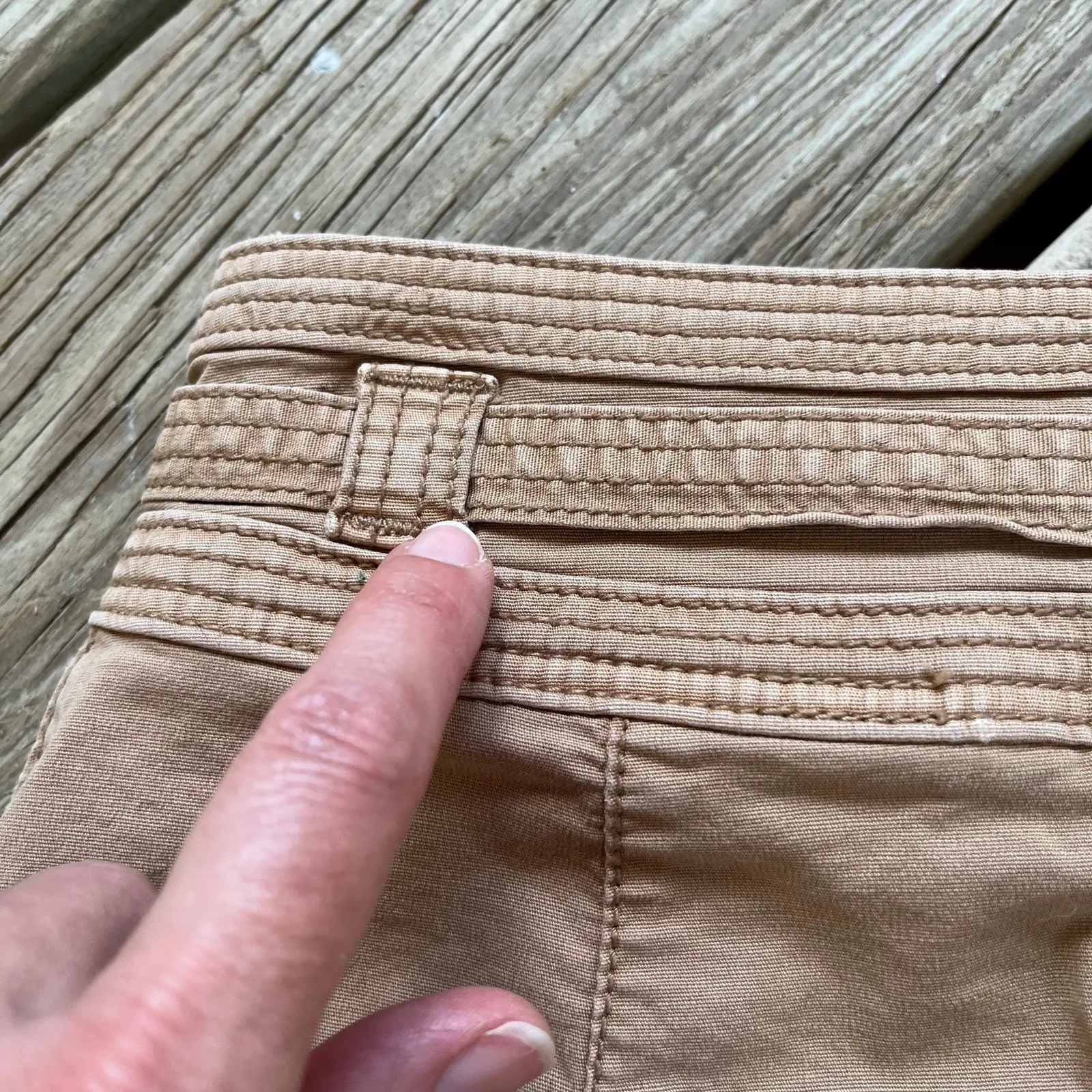 Anthropologie Pilcro Tan Belted Mini Skirt Size 0 - Image 6