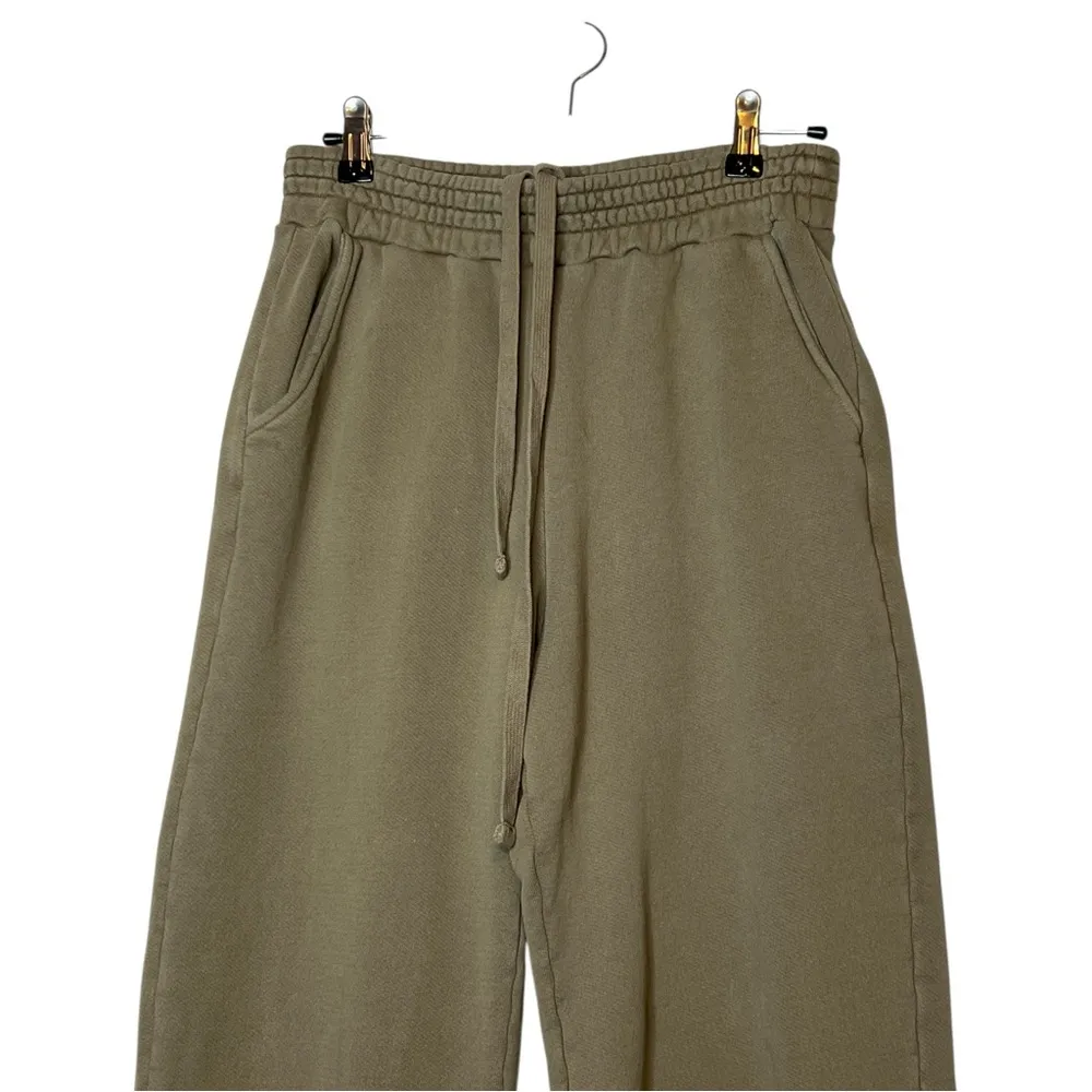 ONA FAIRFAX SWEATPANT Split Hem Olive Green - Image 6