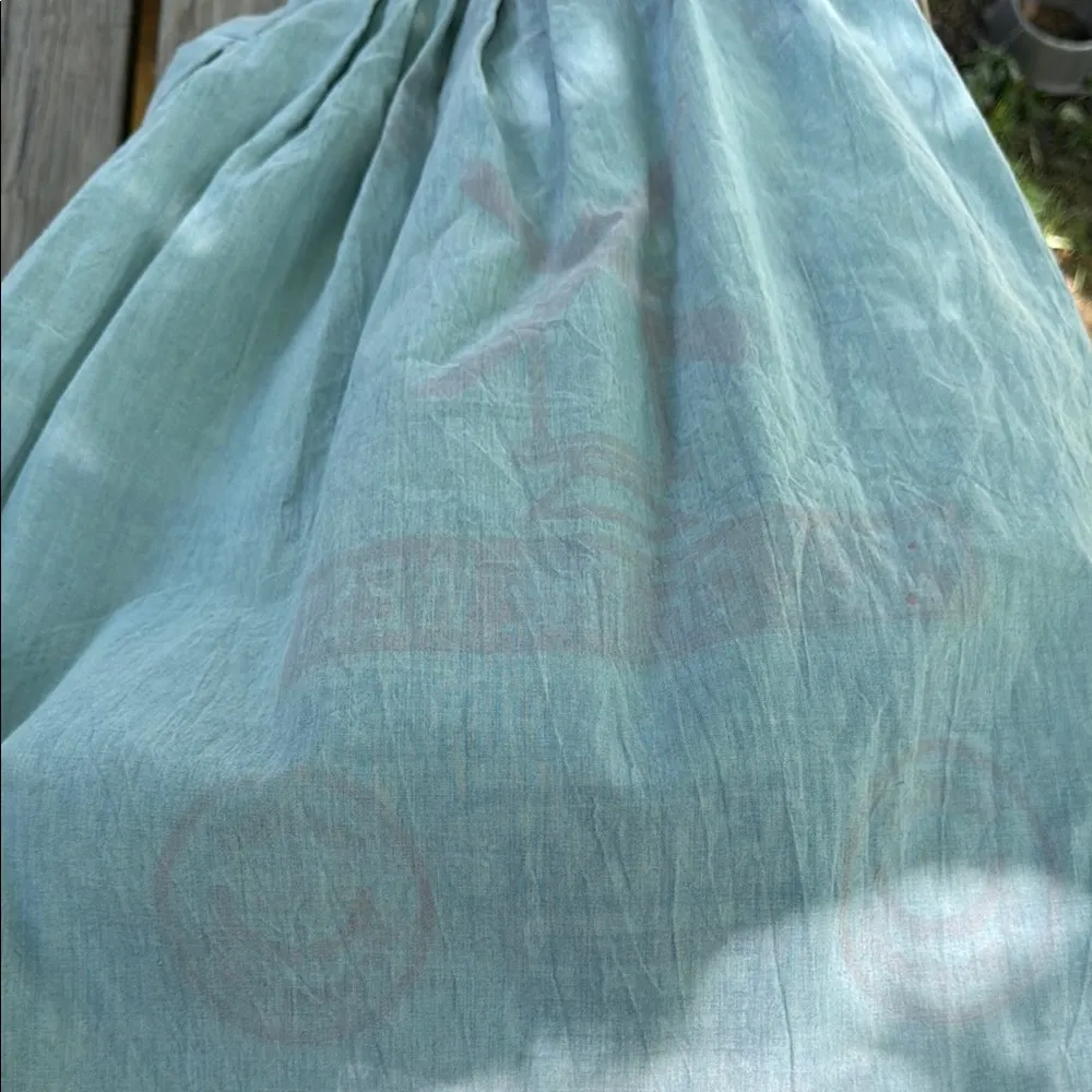 LIZ ALIG Chic Asymmetrical Light Blue Dress Size L - Image 7